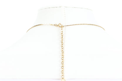 Dior Heart Motif Necklace Pendant Gold Necklace