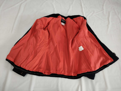 CHANEL Tweed Jacket Zip-Up Size 42 Jacket