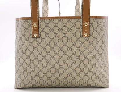 GUCCI 211134 GG Plus Sherry Line Tote Bag