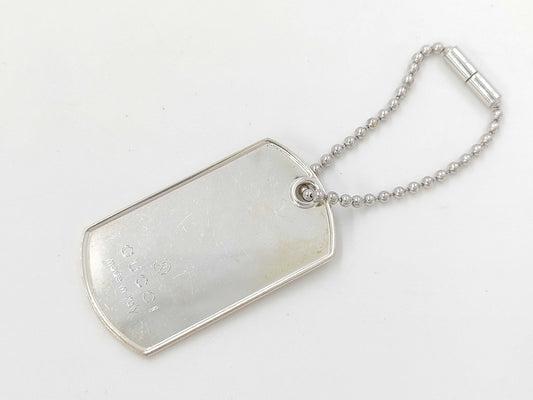 GUCCI Dog Tag 925 23.4g Key Case/Key Holder