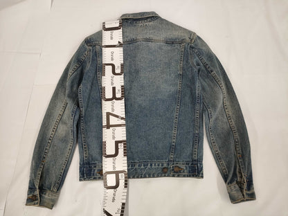 SAINT LAURENT Denim Jacket with Patch, Size M