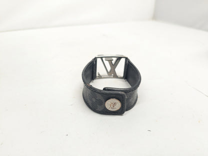 LOUIS VUITTON Hockenheim Brassle Black BC0168 Bracelet/Bangle