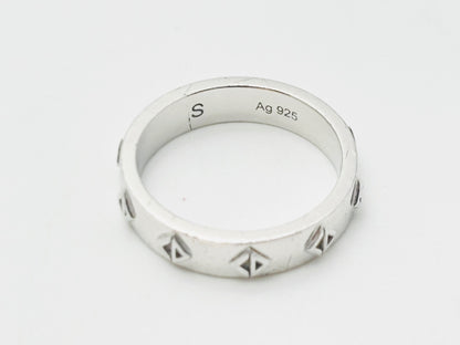Dior CD Diamond CD Logo Ring #S 925 Silver Ring