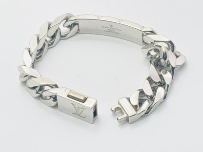 LOUIS VUITTON M00269 Monogram Chain Bracelet Silver Bracelet/Bangle