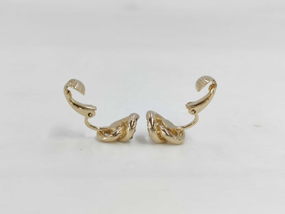 Dior Gold Rhinestone Earrings