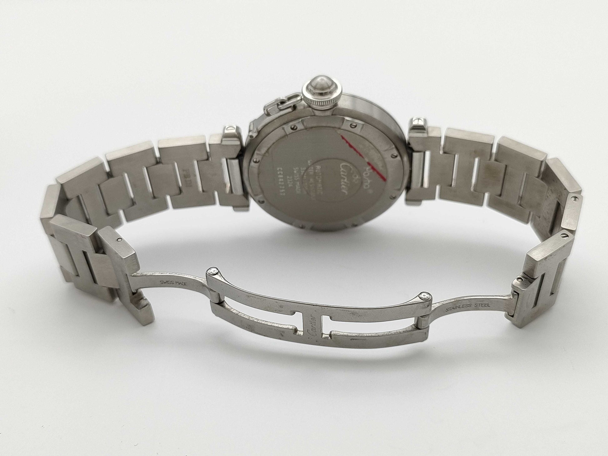 Cartier Pasha C 2324 CC842752 Automatic Black Dial Men's Watch