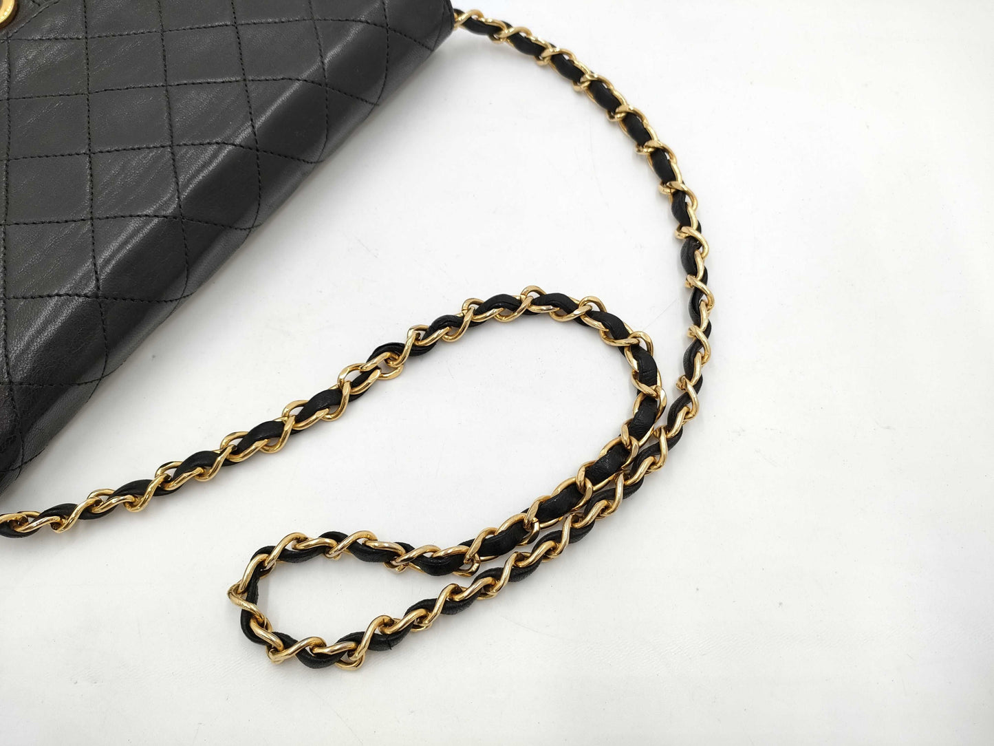 CHANEL Matelasse Chain Black Shoulder Bag