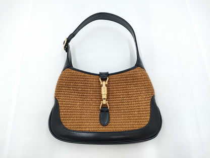 GUCCI Straw New Jackie Handbag
