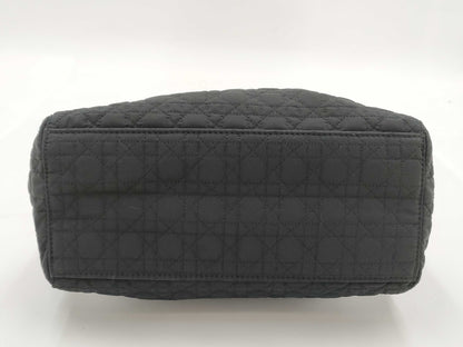 Dior Cannage Nylon Black Handbag
