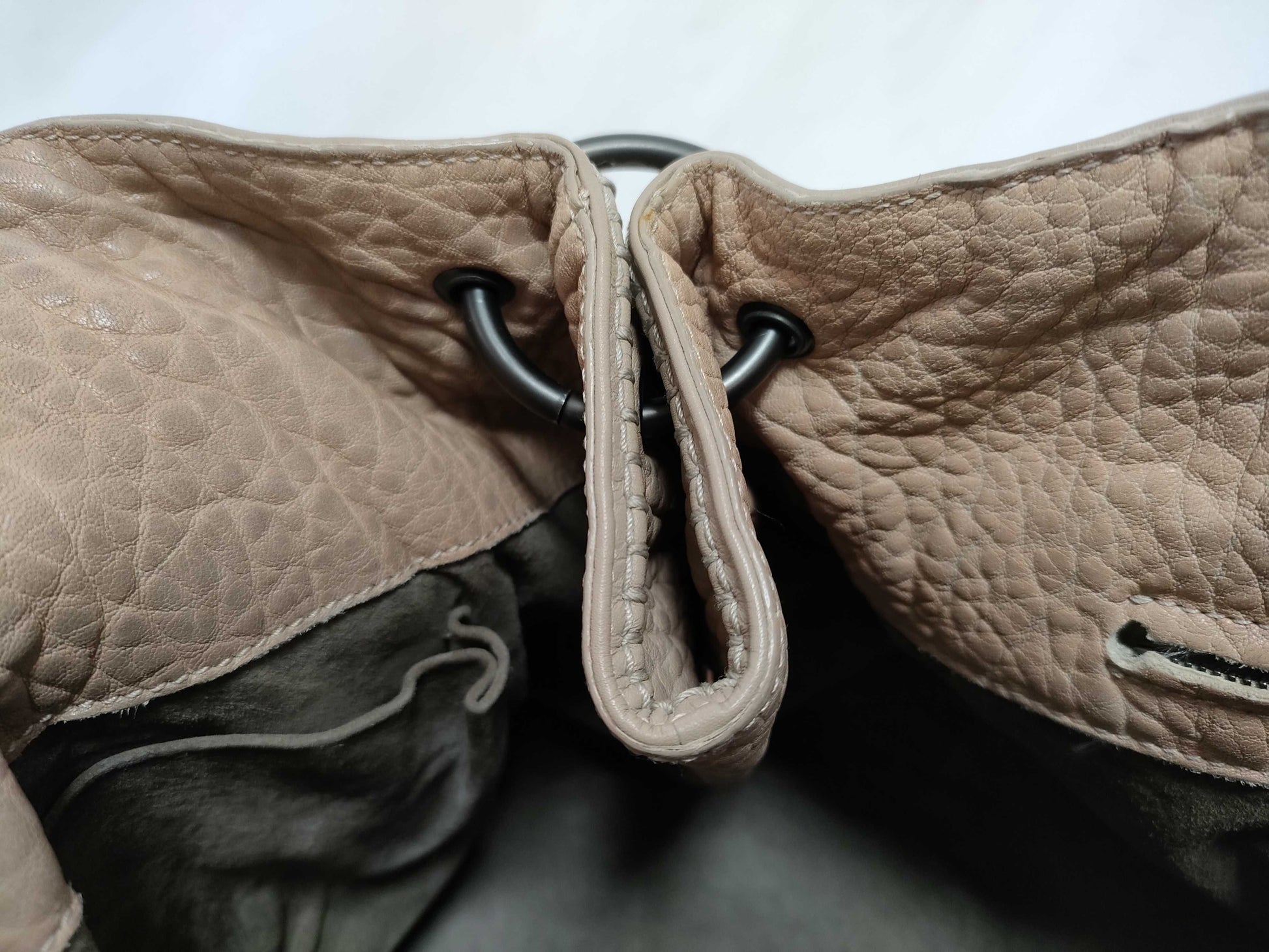 BOTTEGA VENETA Intrecciato Leather Tote Bag, Beige