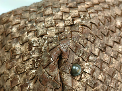 BOTTEGA VENETA Intrecciato PH - Bottega Veneta Metallic Shoulder Bag 32cm Handbag