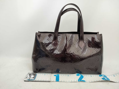 LOUIS VUITTON Vernis Wilshire PM M93641 Handbag with Unknown Serial Number