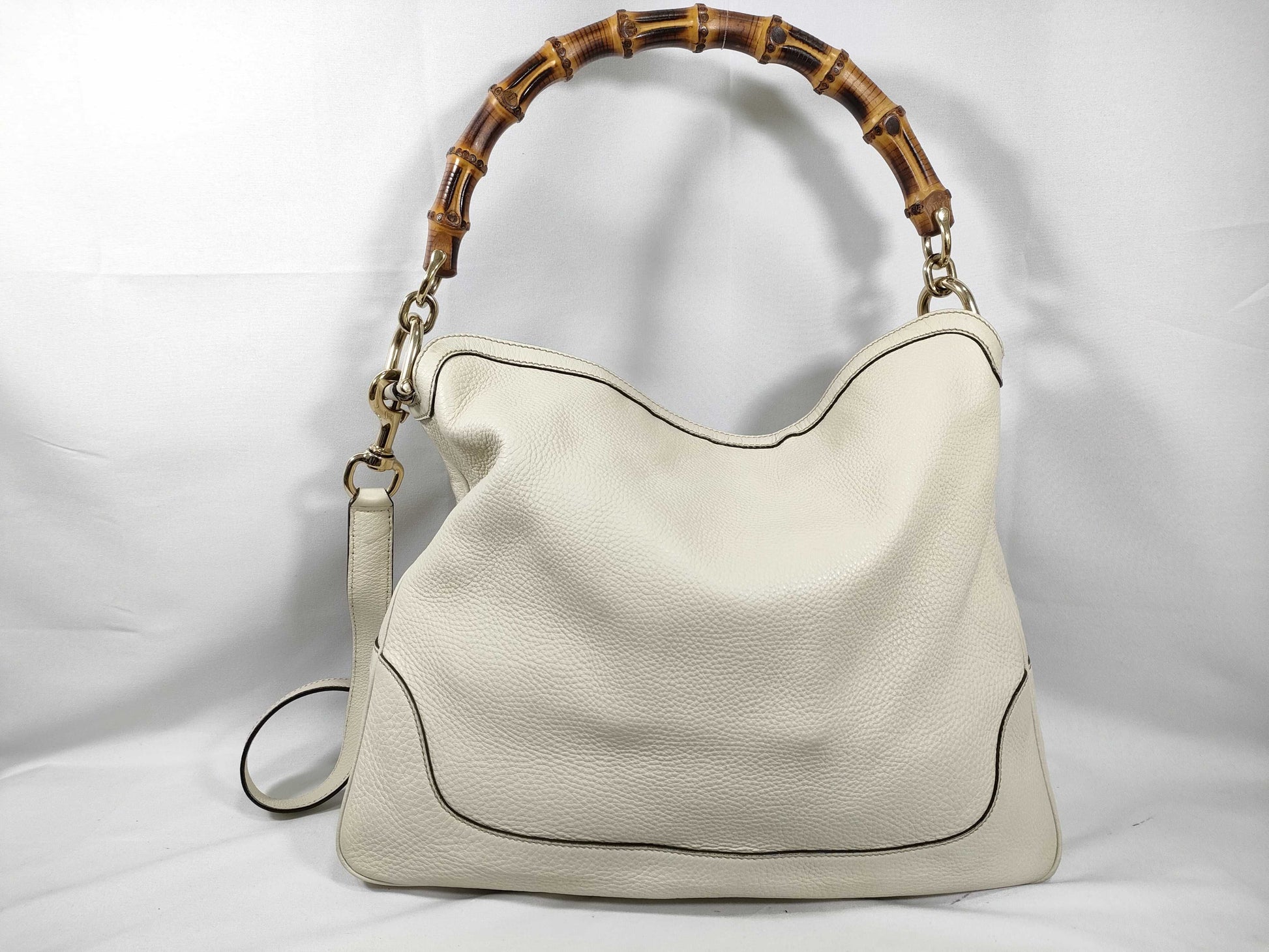 GUCCI Bamboo Gucci GG Canvas x Bamboo 2-Way Handbag 232315 Shoulder Bag