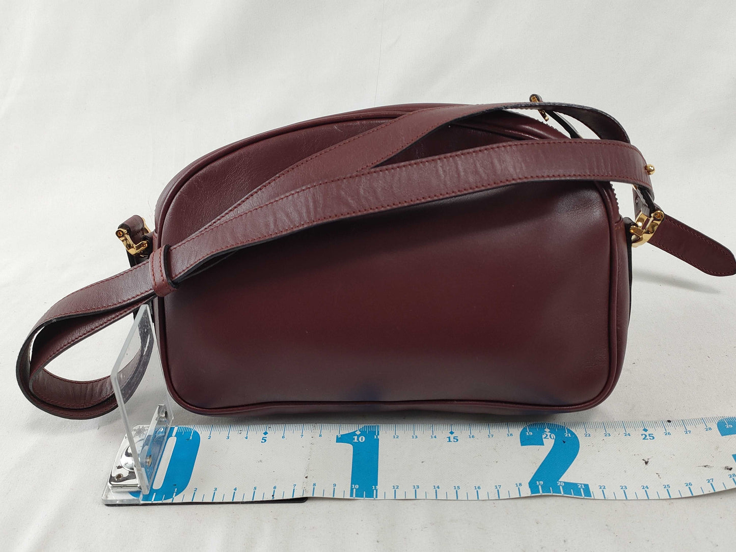 Cartier Must Cartier Must Line Leather Shoulder Bag Bordeaux Shoulder Bag