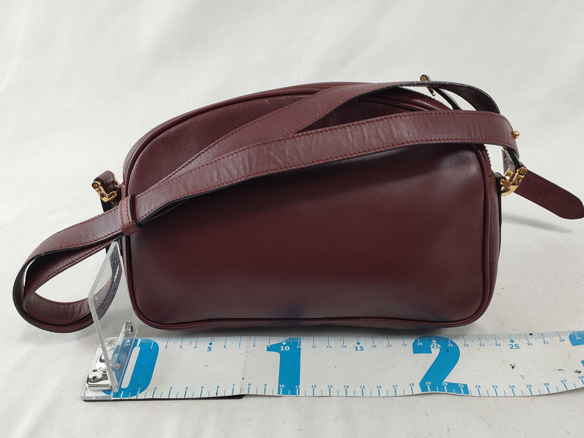 Cartier Must Cartier Must Line Leather Shoulder Bag Bordeaux Shoulder Bag