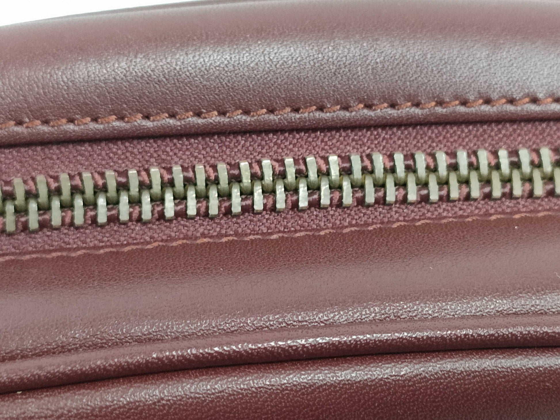 Cartier Must Cartier Must Line Leather Shoulder Bag Bordeaux Shoulder Bag