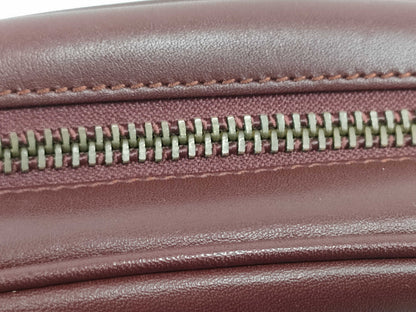 Cartier Must Cartier Must Line Leather Shoulder Bag Bordeaux Shoulder Bag