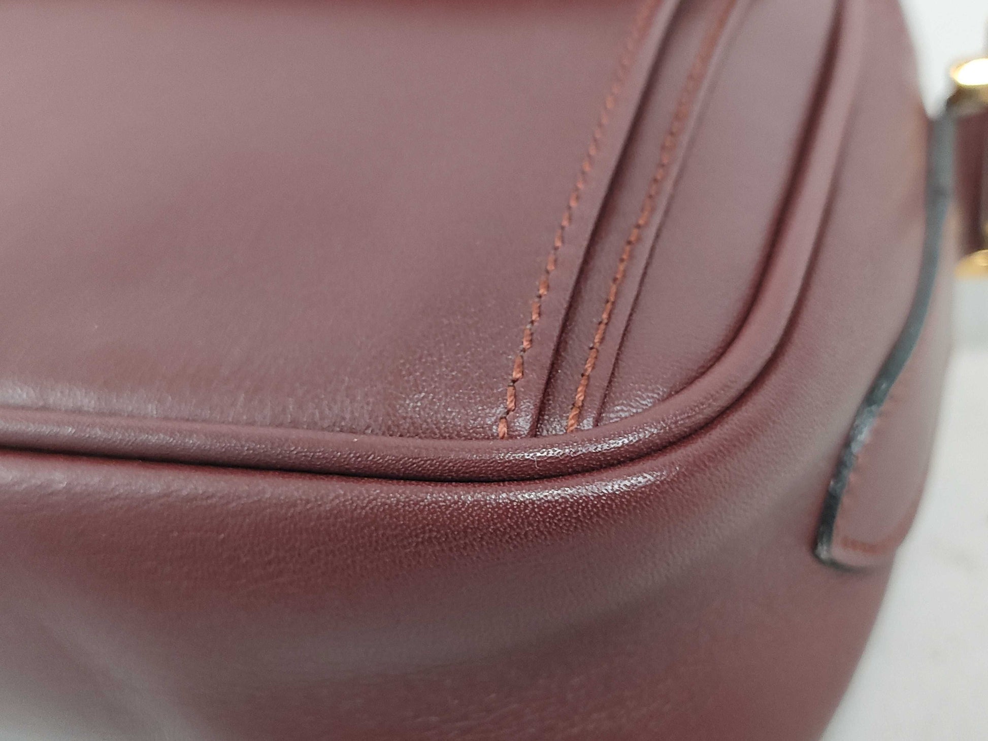 Cartier Must Cartier Must Line Leather Shoulder Bag Bordeaux Shoulder Bag