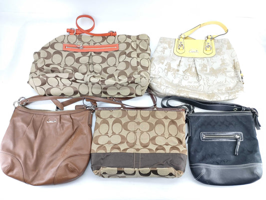 COACH Signature Coach Mountain 5-Piece Tote Bag Set