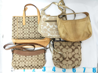 COACH Signature Coach Mountain 5-Piece Tote Bag Set