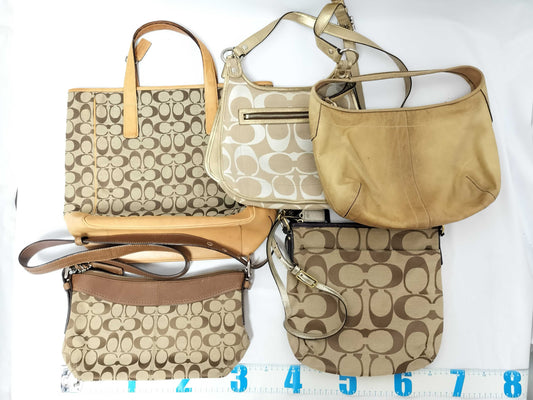 COACH Signature Coach Mountain 5-Piece Tote Bag Set
