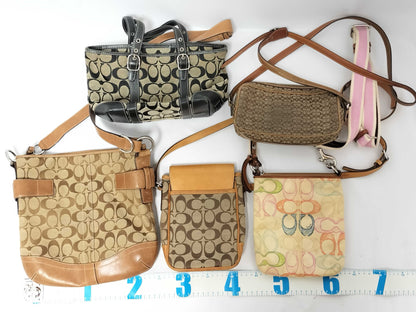 COACH Signature Coach Mountain 5-Piece Shoulder Bag Set