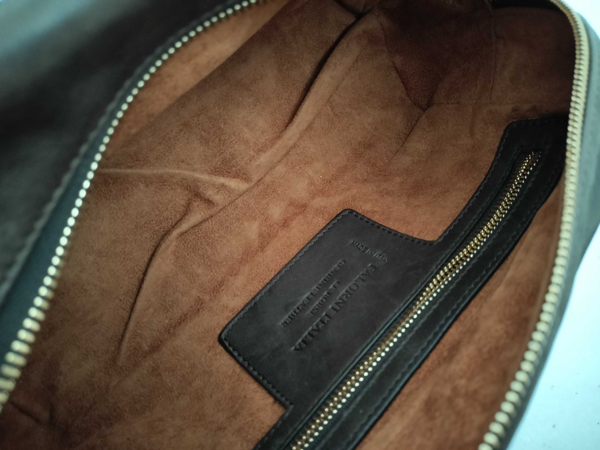 BOTTEGA VENETA Intrecciato Falorni Leather Second Bag, Brown