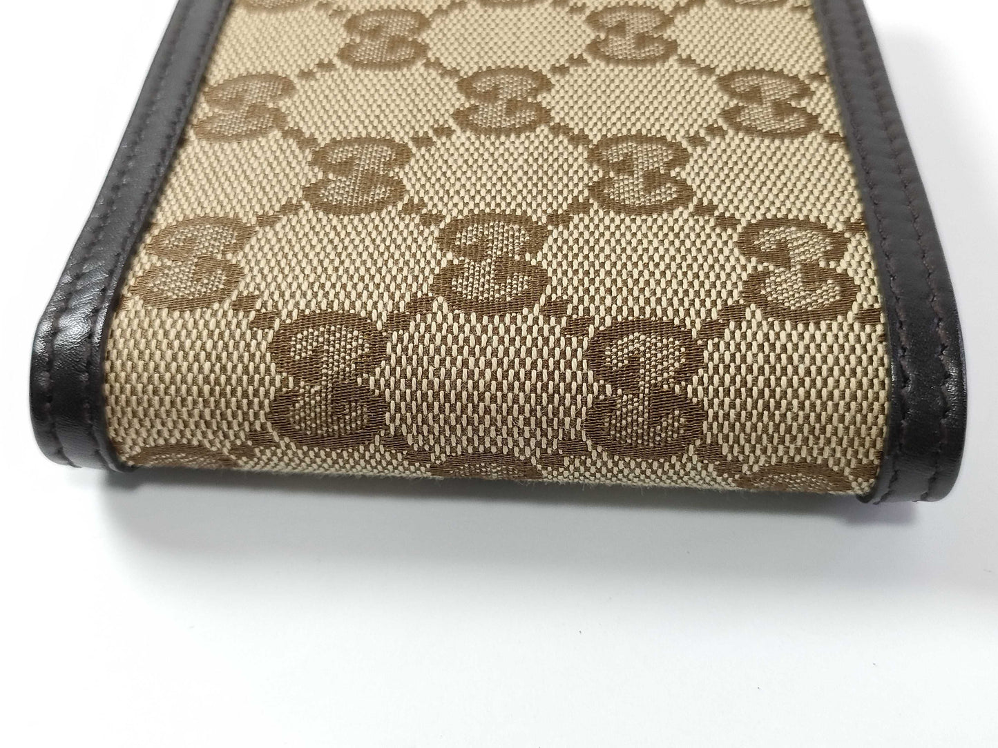 GUCCI GG Canvas Bifold Wallet 237359・0959 Brown Wallet