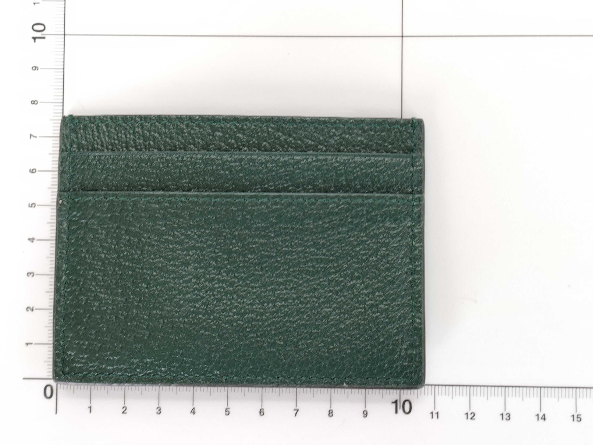 GUCCI Horsebit Leather Card Case 700469/0416 Green Card Case/Pass Case/Business Card Holder