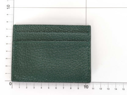 GUCCI Horsebit Leather Card Case 700469/0416 Green Card Case/Pass Case/Business Card Holder