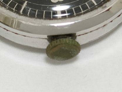OMEGA Stainless Steel/Hand-Wound Black Dial Case Only Women's Watch