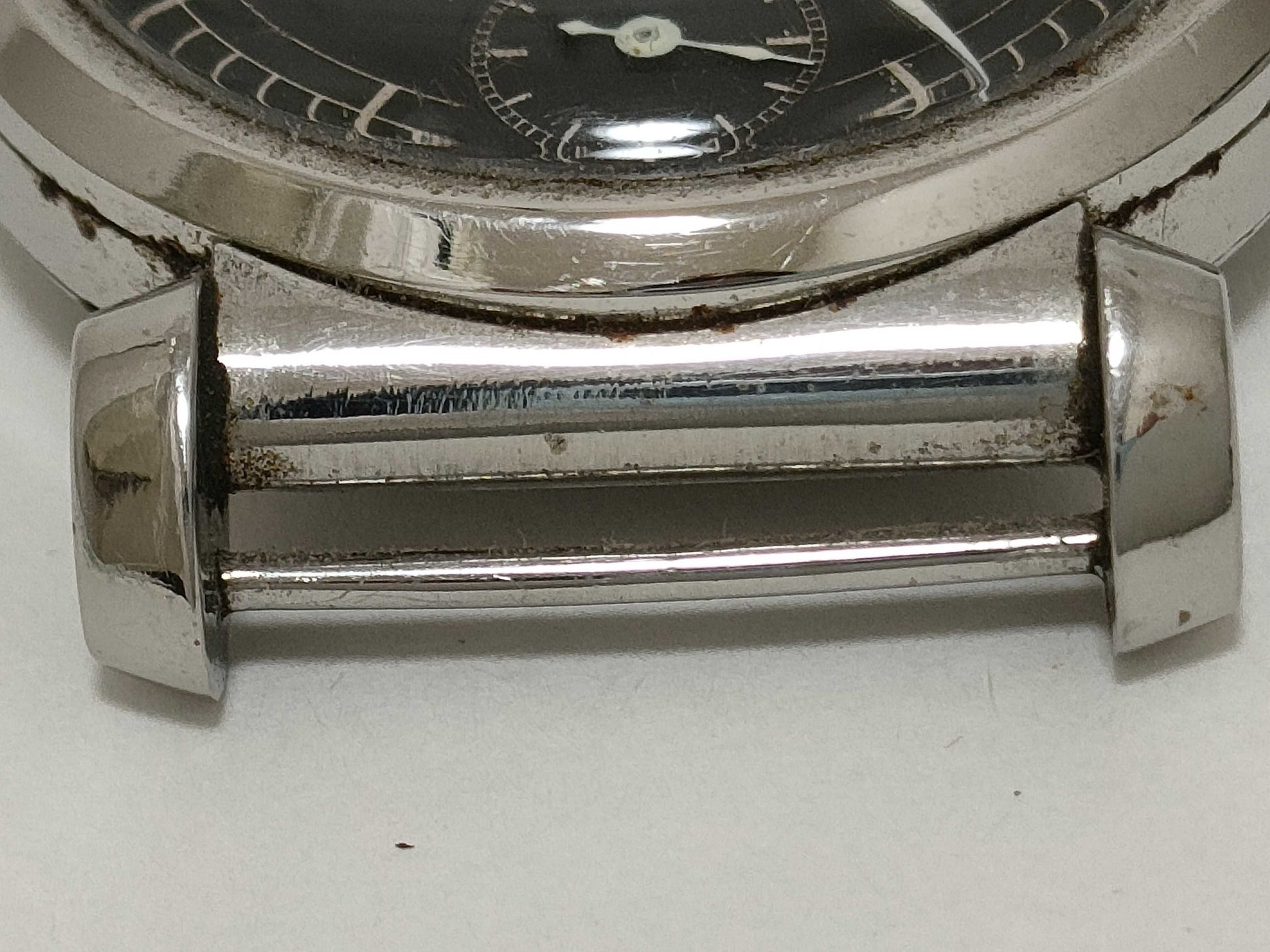 OMEGA Stainless Steel/Hand-Wound Black Dial Case Only Women's Watch