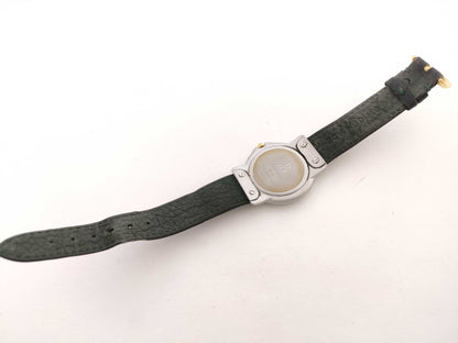 Bertolucci Model Number 113.8050.49 Serial Number 51513 GP/SS/Leather/QZ White Dial Non-Working/No Operational Guarantee Men's Watch