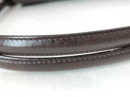 GUCCI Old Gucci Leather Handbag Brown