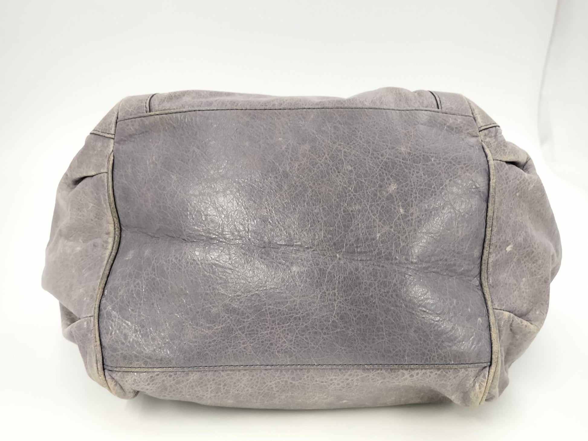 BALENCIAGA Leather Handbag 228750・4145 K・1669 Purple Handbag