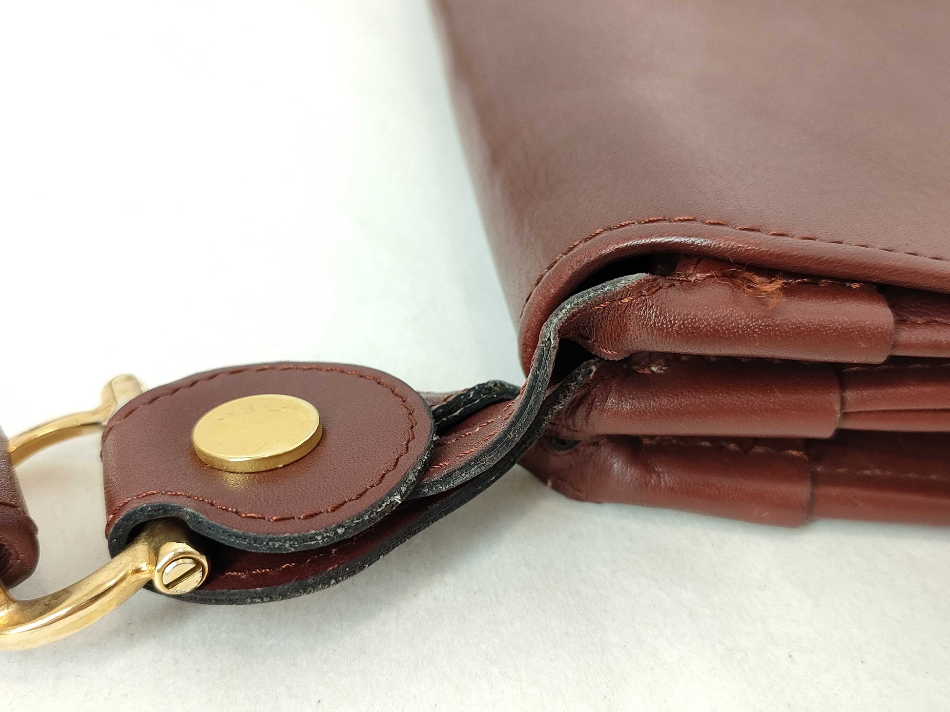 Cartier Must Cartier Must Line Leather Shoulder Bag Bordeaux Shoulder Bag