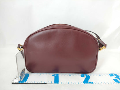 Cartier Must Cartier Leather Shoulder Bag Bordeaux Shoulder Bag