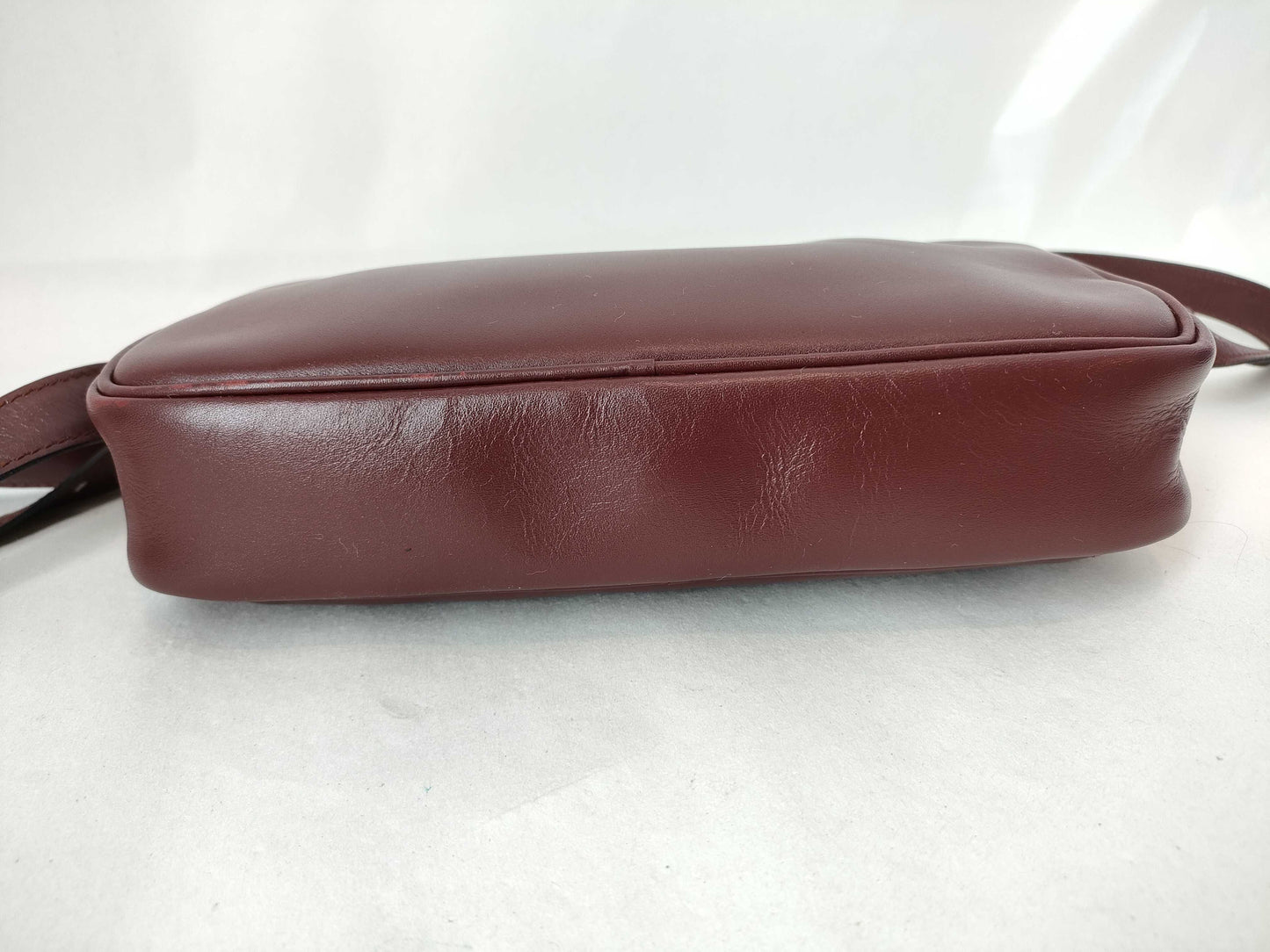 Cartier Must Cartier Leather Shoulder Bag Bordeaux Shoulder Bag