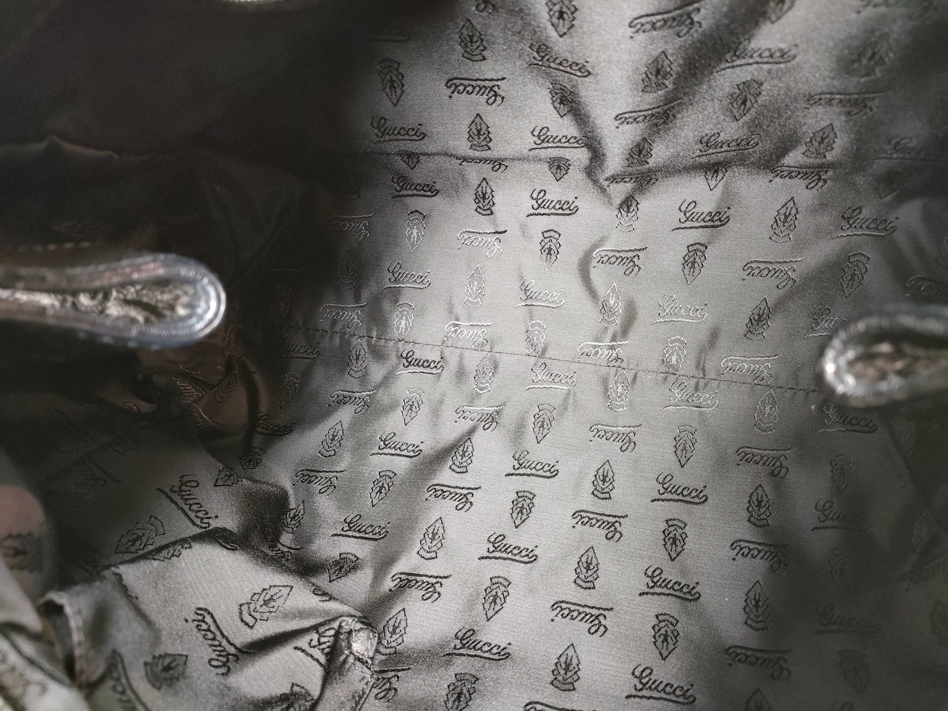 GUCCI Guccissima Tote Bag 211935 213048 Black Tote Bag