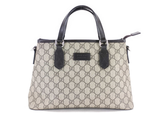 GUCCI GG Supreme Handbag 429019 486628 Brown Handbag