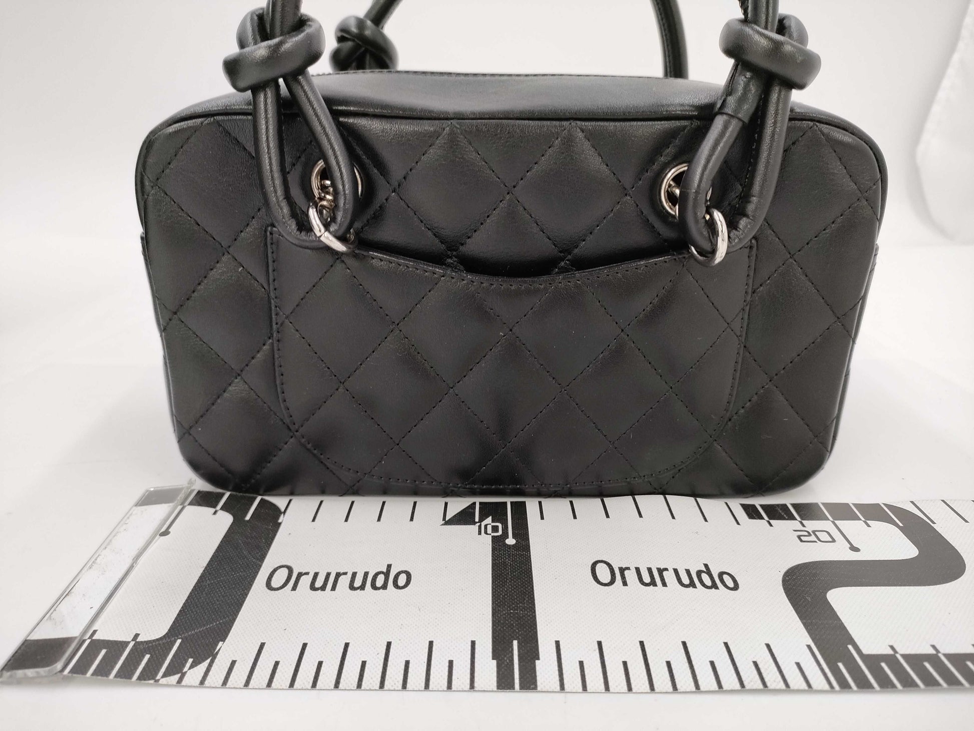 CHANEL Mini Cambon Bowling Bag Handbag