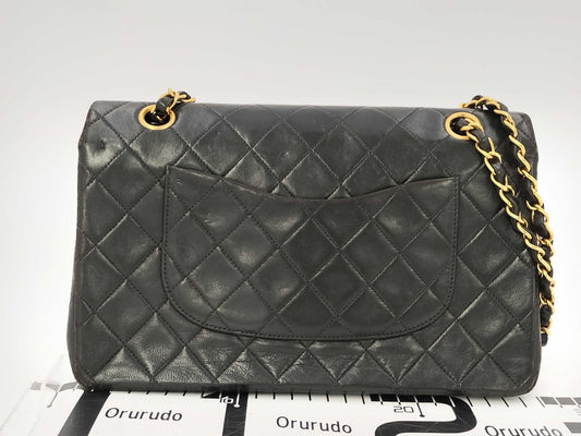 CHANEL Lamb Matelasse 25 Double Flap Chain Shoulder Bag, No. 3