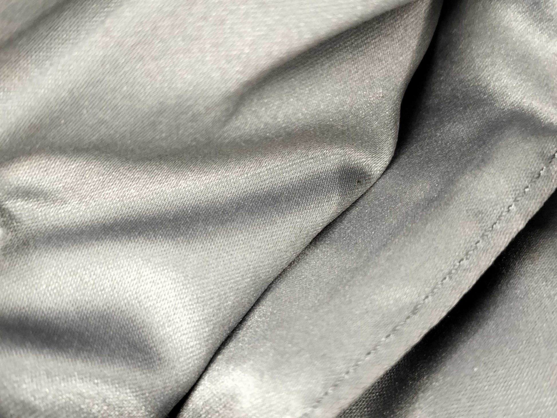 CHANEL Metallic Silver Waist Pouch, 19th Series, A94102