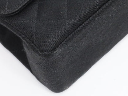 CHANEL Double Flap Cotton Shoulder Bag, No. 1