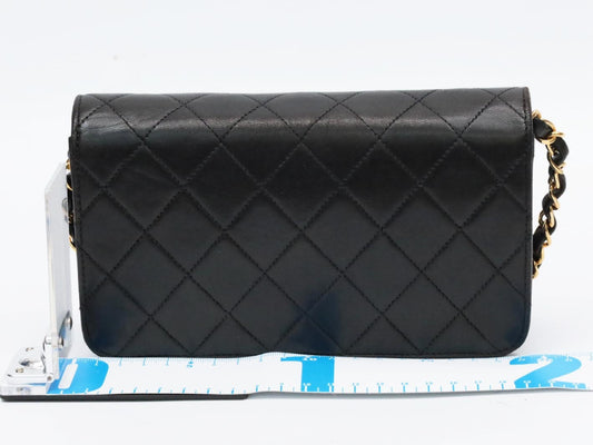 CHANEL Mini Matelasse Full Flap Push Lock Shoulder Bag