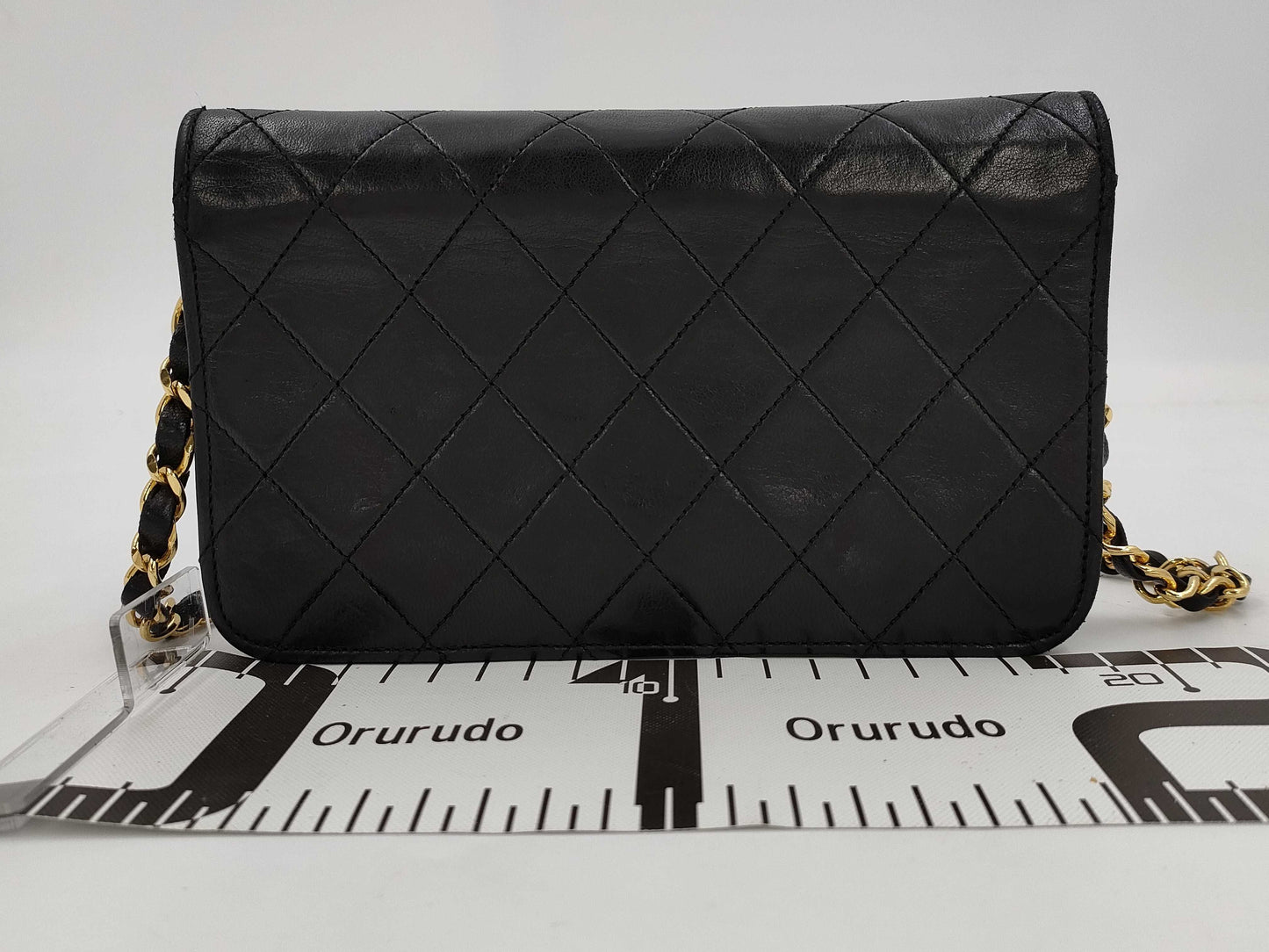 CHANEL Matelassé Full Flap Push Lock Chain Shoulder Bag