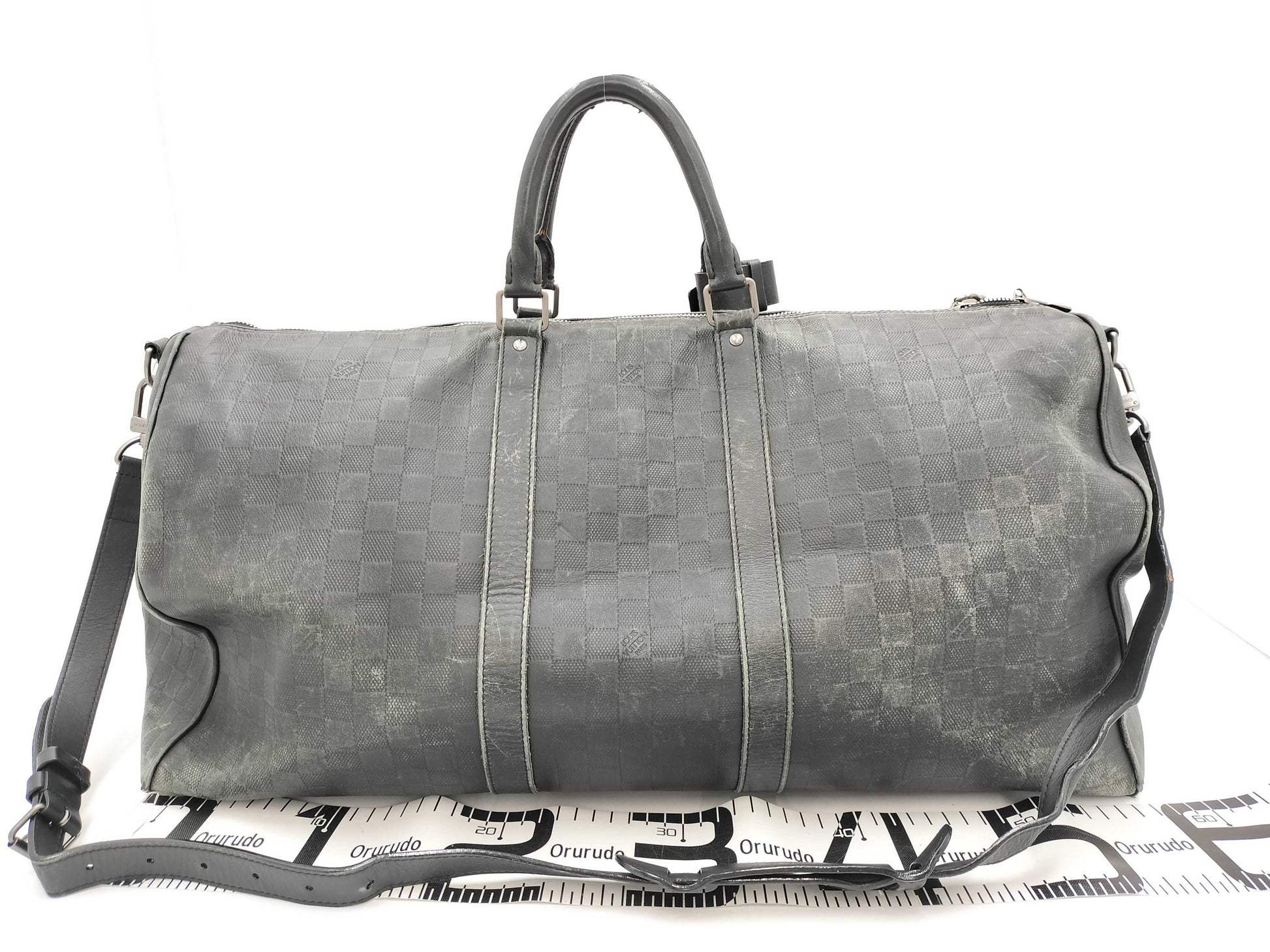 GUCCI Louis Vuitton Infini Keepall Bandouliere 55 St Boston Bag