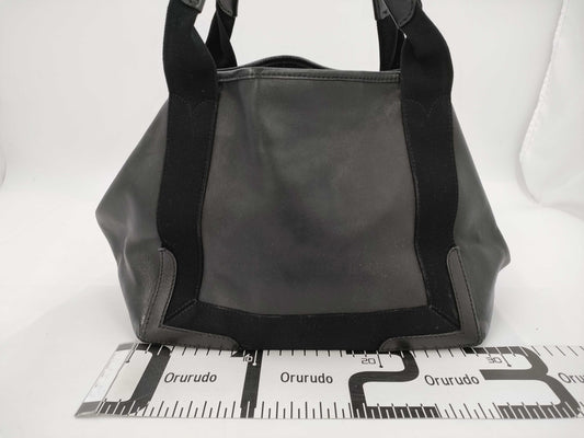 BALENCIAGA Navy Cabas Leather Handbag