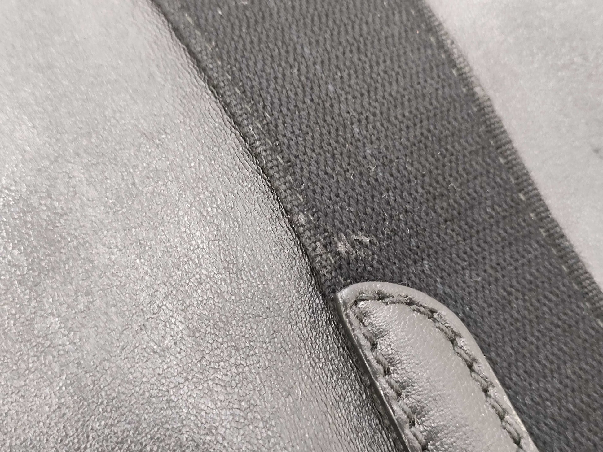 BALENCIAGA Navy Cabas Leather Handbag