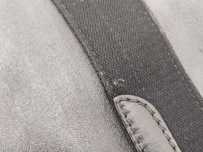 BALENCIAGA Navy Cabas Leather Handbag